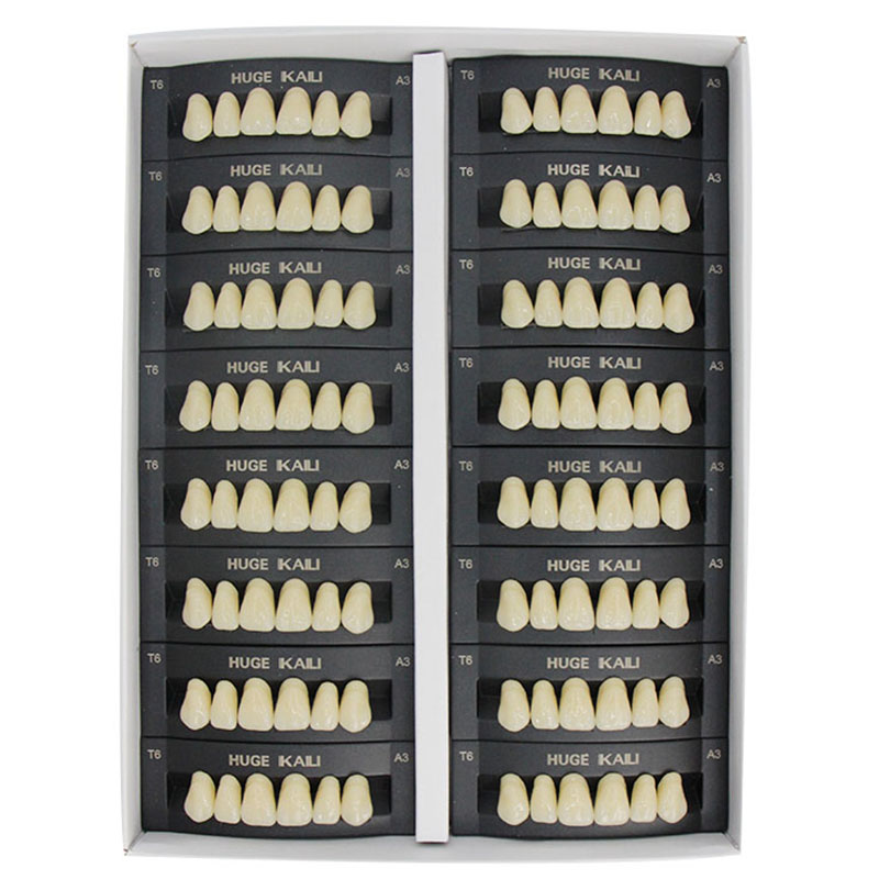 Resin Art Case - 4/12/16sets /box Dental Resin Teeth Posterior