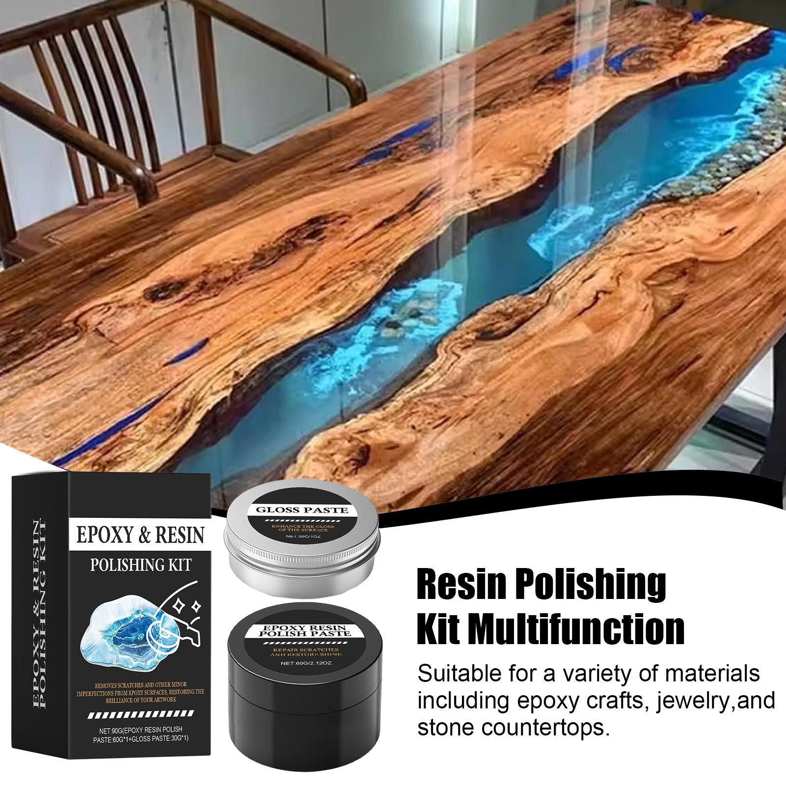 Resin Art Kit For Beginners - Epoxy Resin Polishing Kit - Creamy