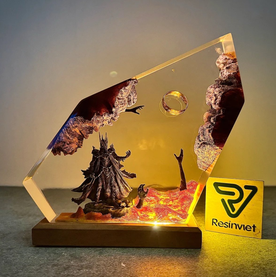 Resin Art Lamp - 2026 New Demon Realm Organism Resin