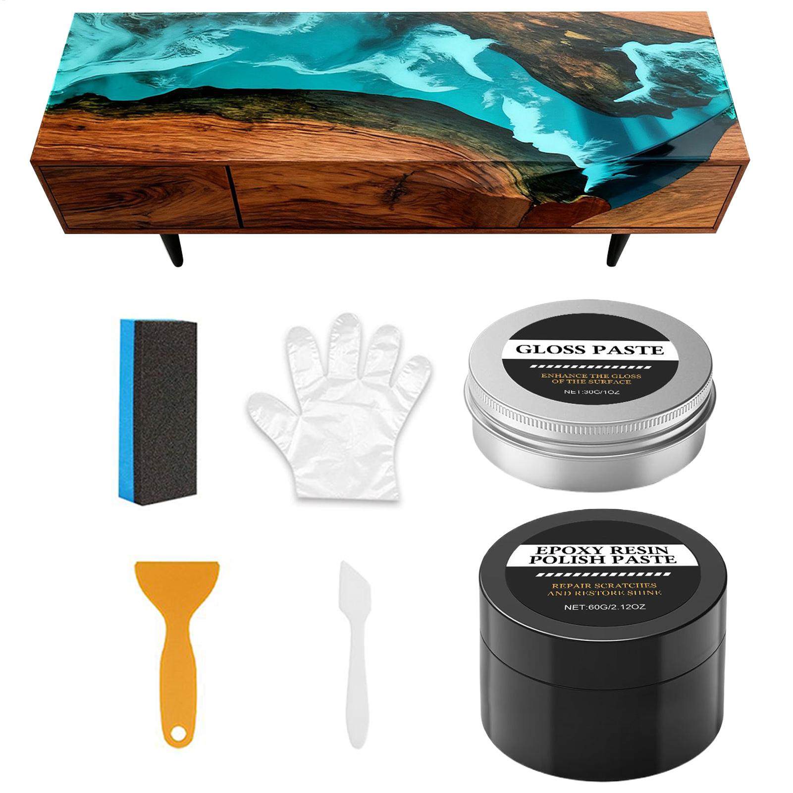 Resin Art Work - Epoxy Resin Polishing Kit - Creamy
