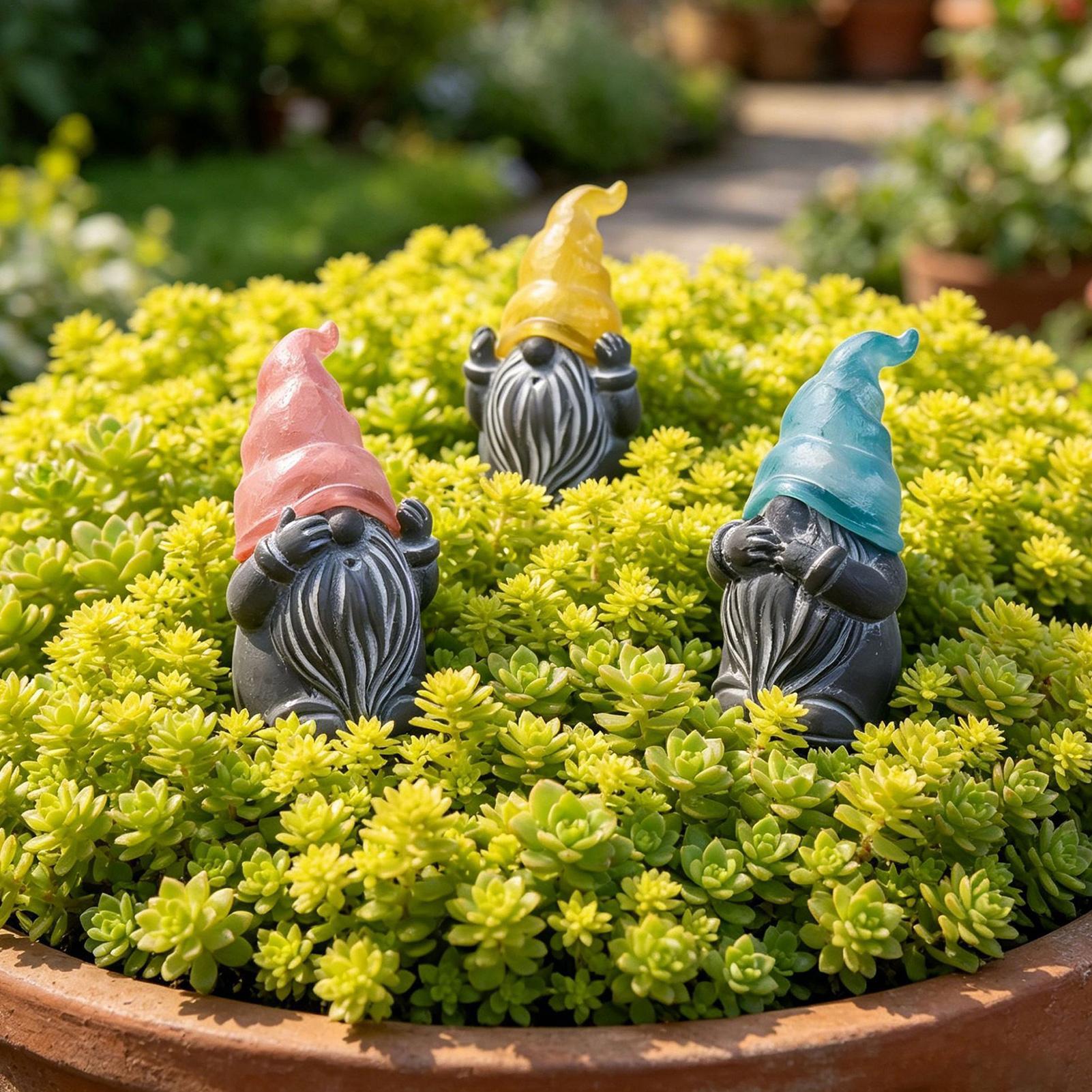Decorative Yard Stakes 3-Piece - Resin Art With Flowers recension och pris