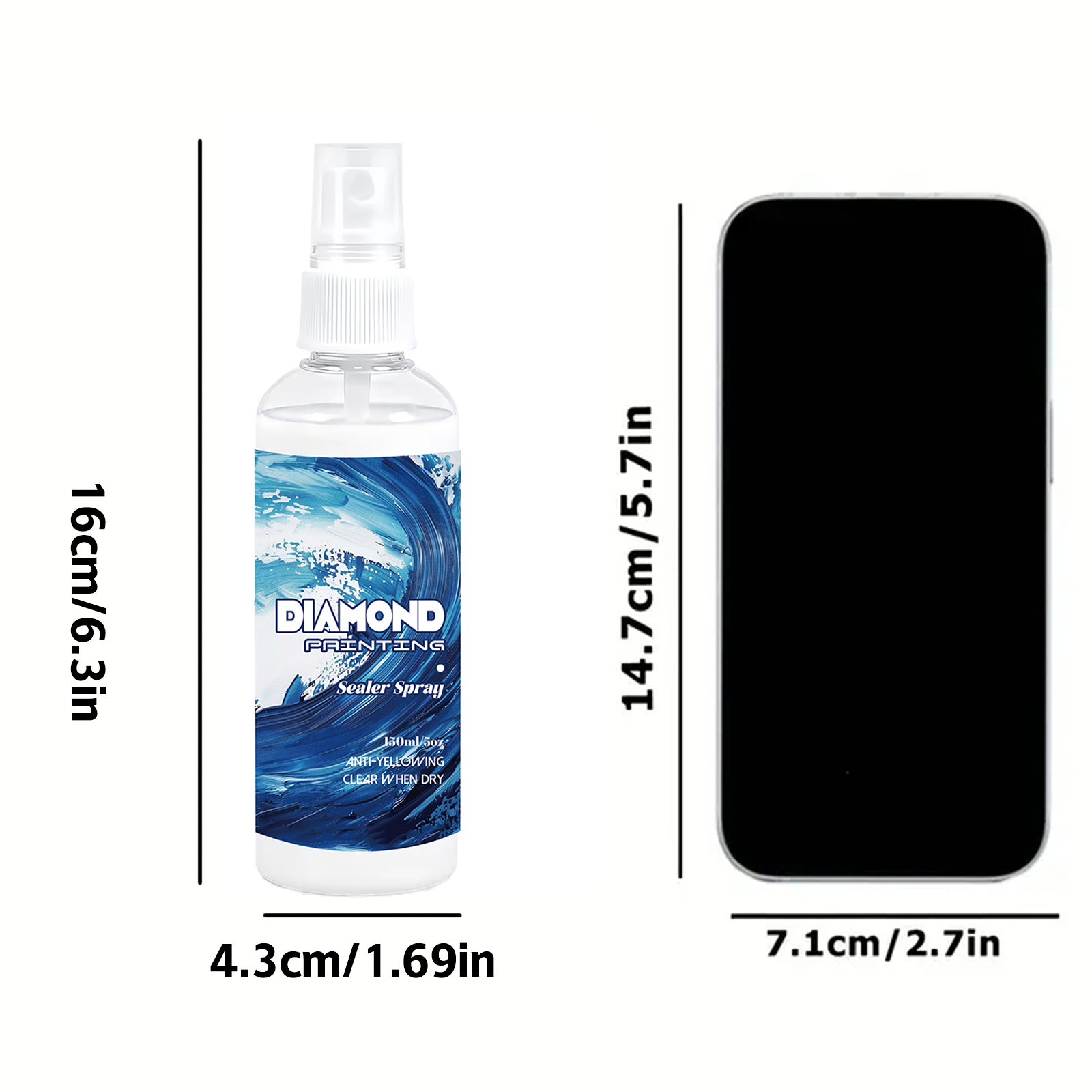 150ml Diamond Painting Sealant - Resin Art Work recension och pris