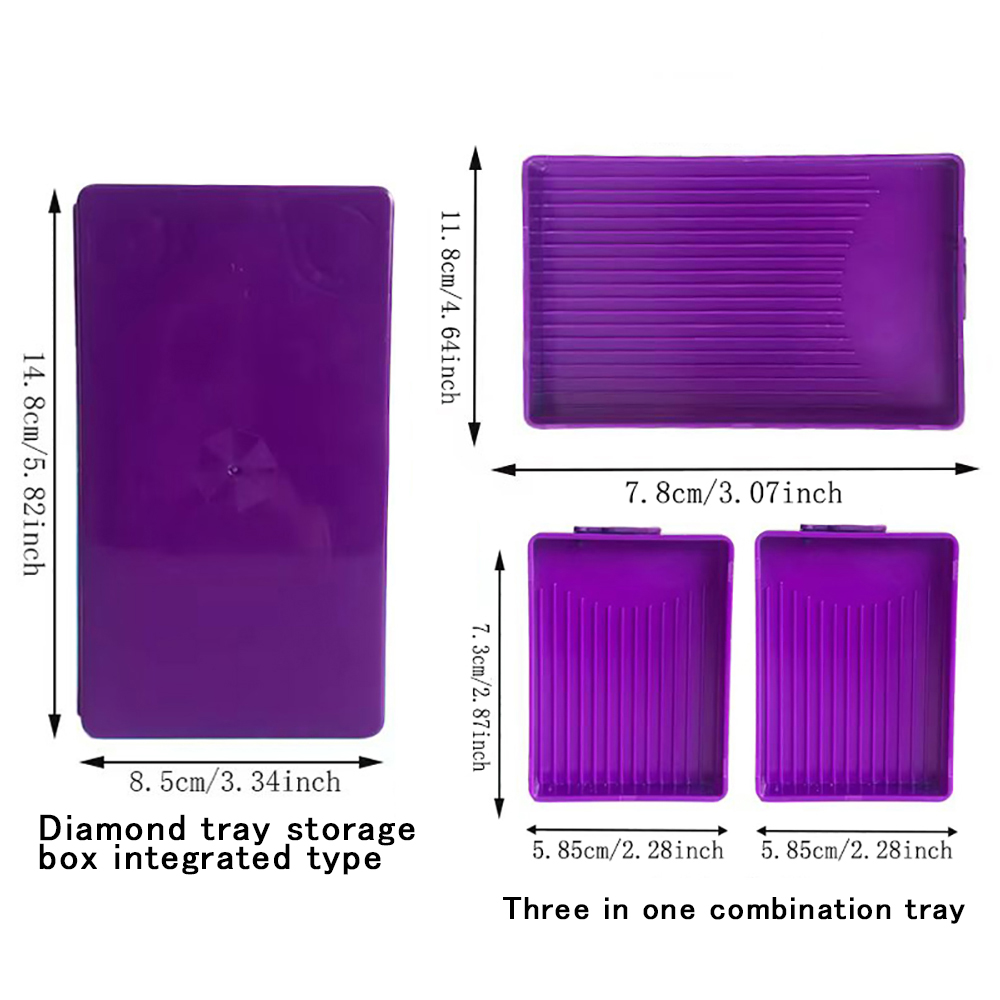 Diamond Painting Tray with Lid - Resin Art Case recension och pris
