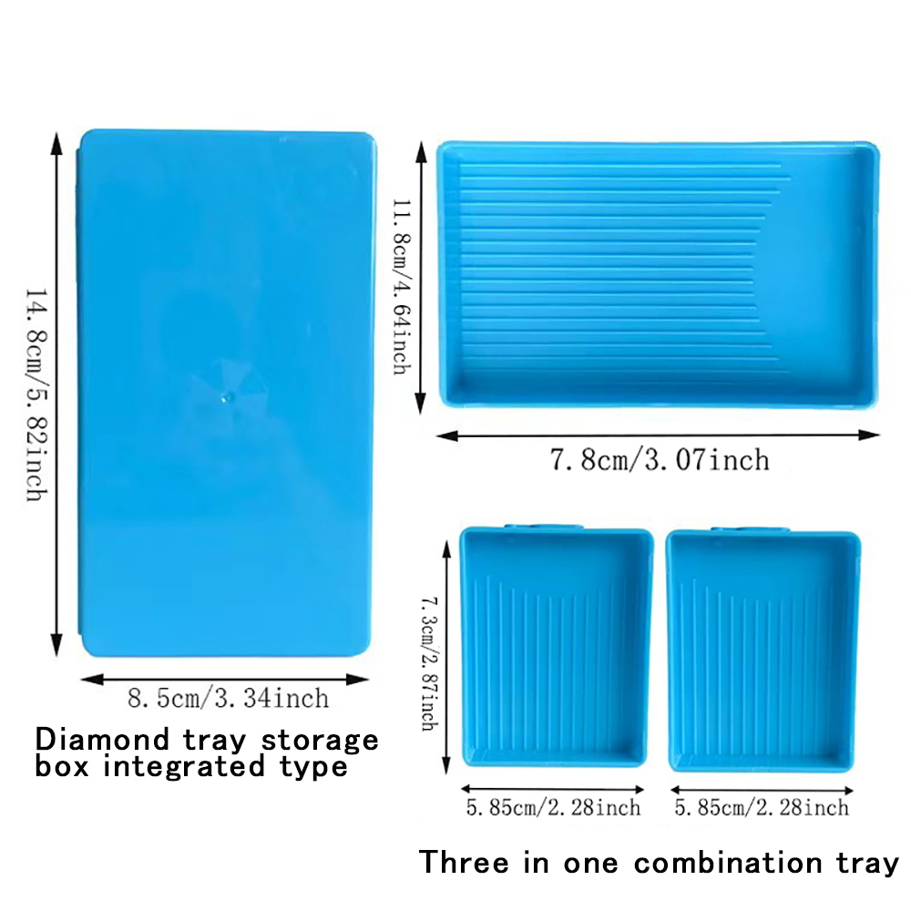 Diamond Painting Tray with Lid - Resin Art Case recension och pris