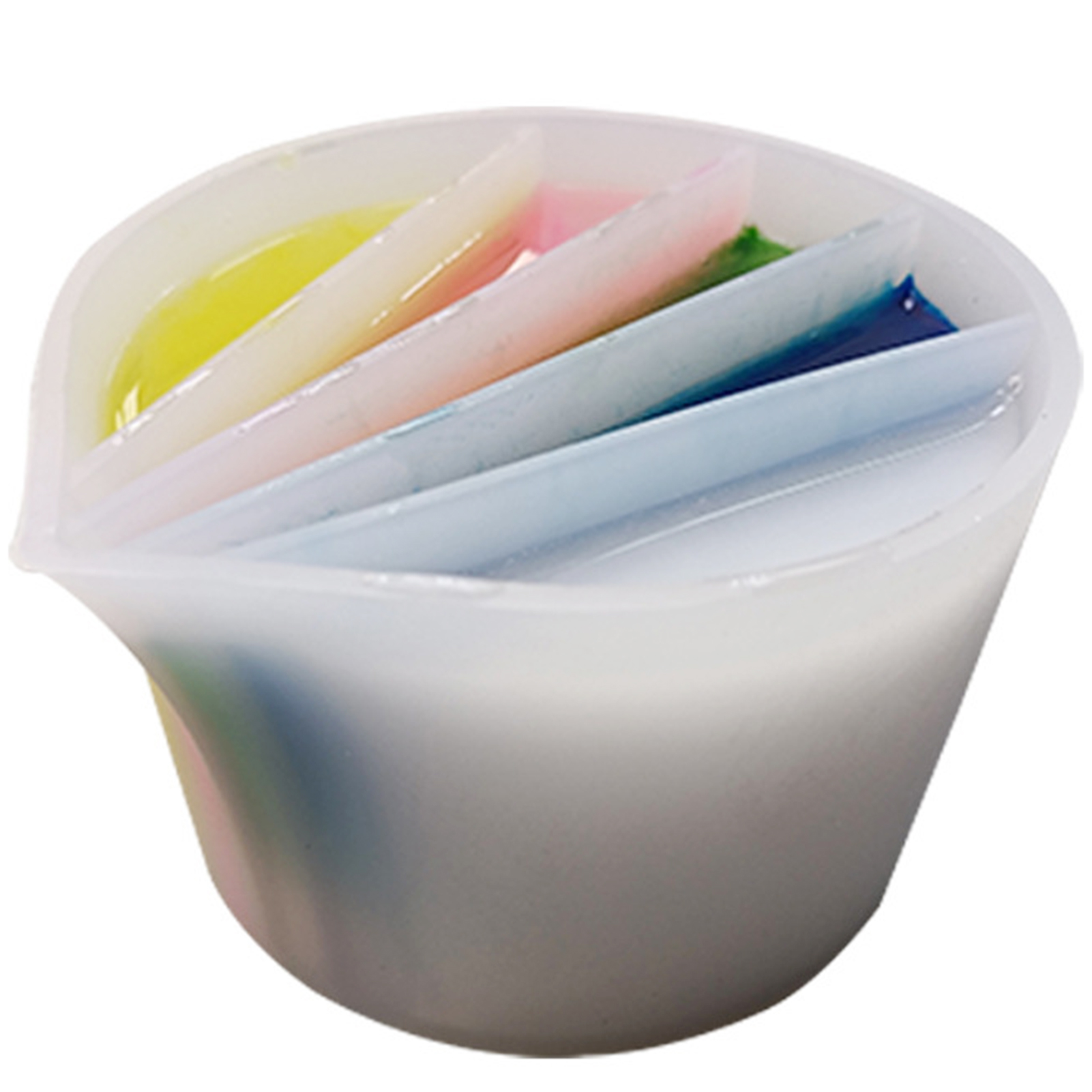 Silicone Split Mixing Cups wit - Resin Art Pouring recension och pris