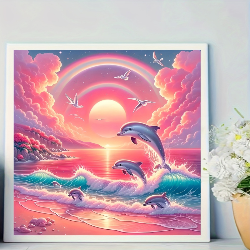 Diamond Painting Kit, Pink Sky - Resin Art Work recension och pris