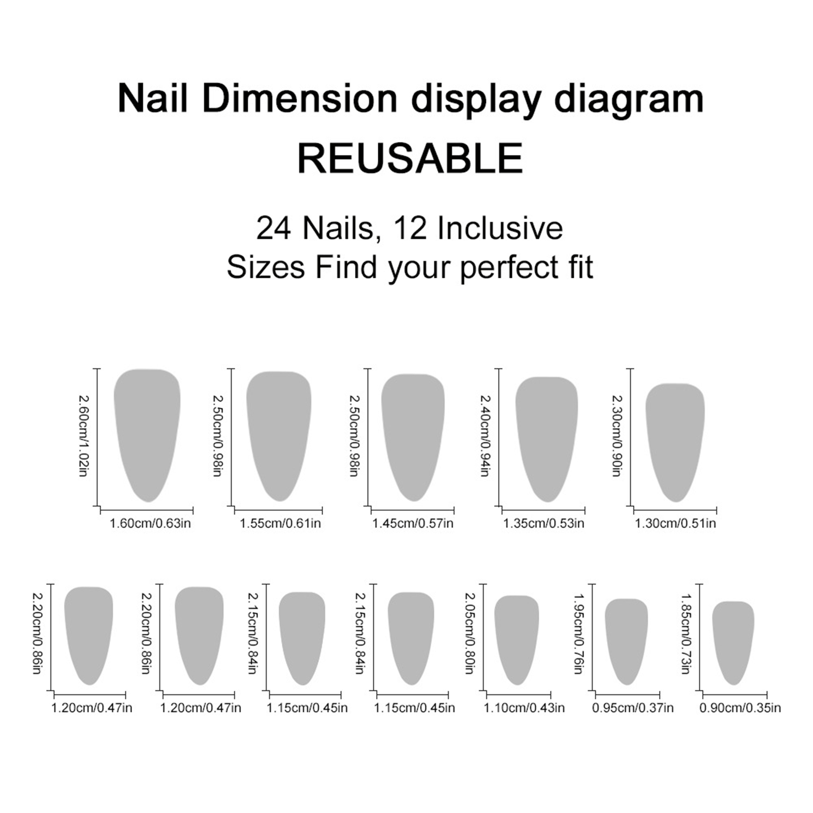 Women's Press On Nails Cute Mo - Resin Art With Flowers recension och pris