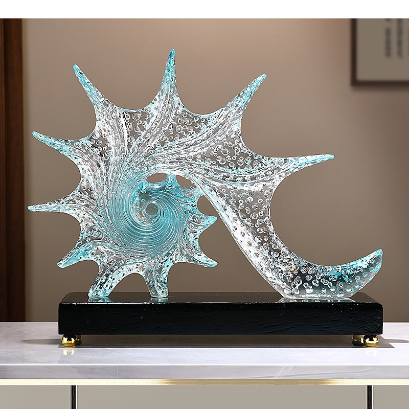 Light Luxury Starfish Sculptur - Resin Art Lamp recension och pris