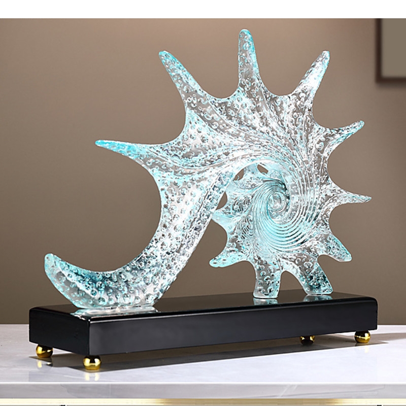 Light Luxury Starfish Sculptur - Resin Art Lamp recension och pris