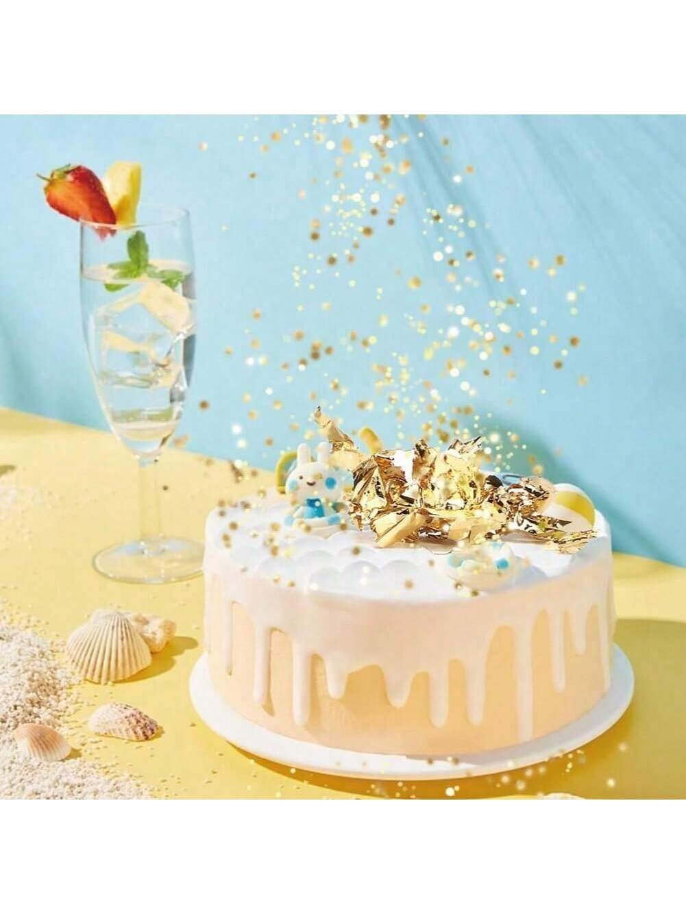 Gold Flakes, Gold Leaf Cake De - Gold Leaf Foil recension och pris