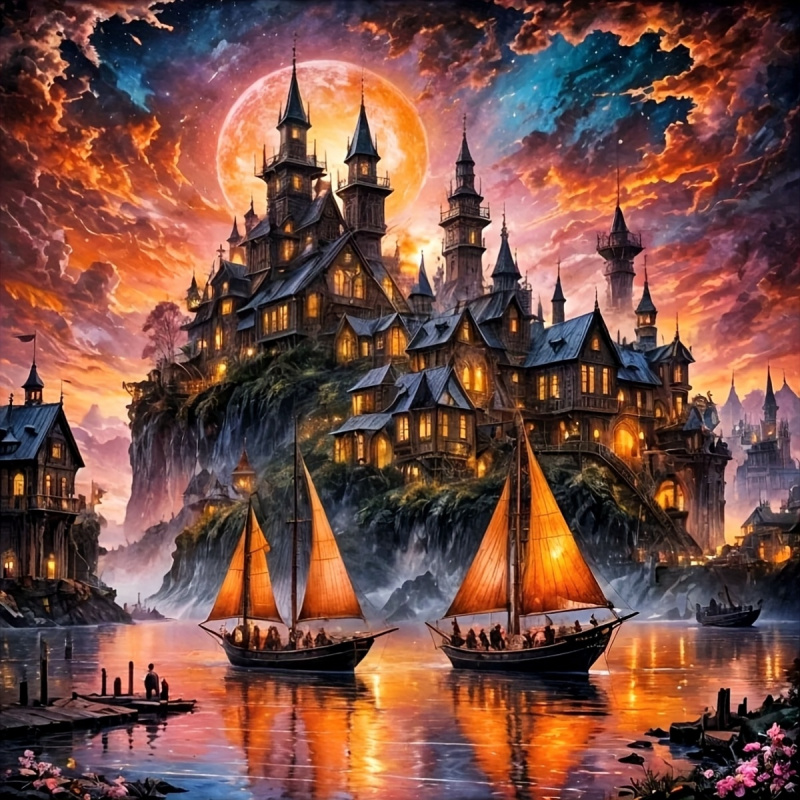 Diamond Painting Kit, Castle a - Resin Art Work recension och pris