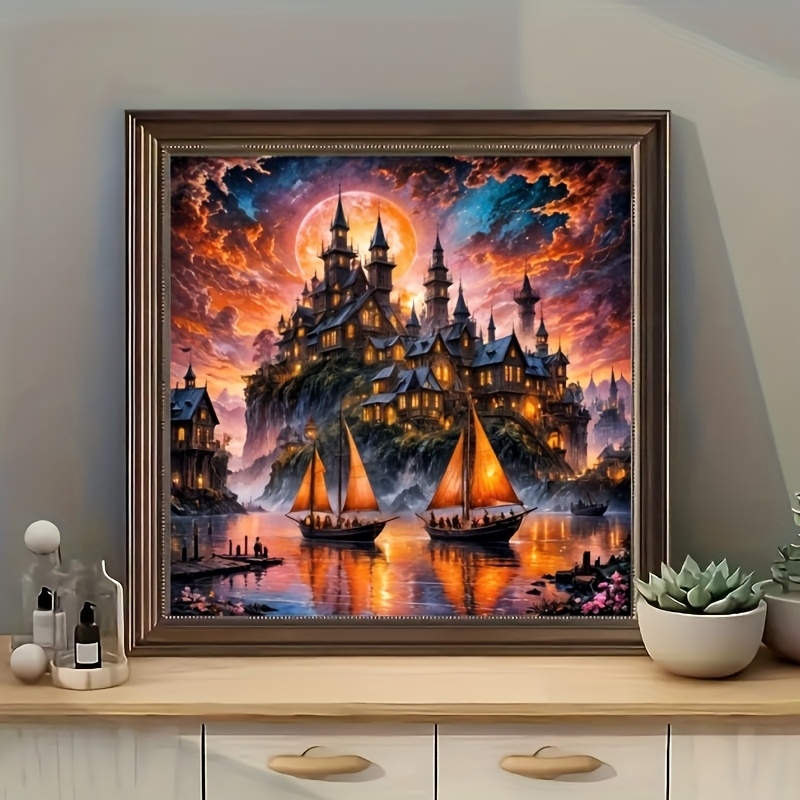 Diamond Painting Kit, Castle a - Resin Art Work recension och pris