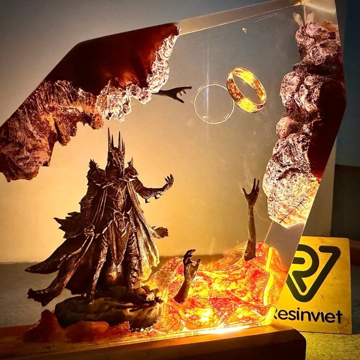 2026 New Demon Realm Organism  - Resin Art Lamp recension och pris