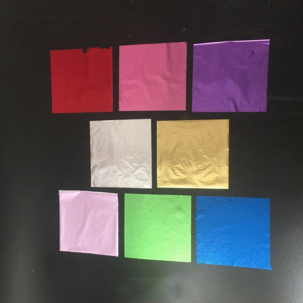 50Pcs 8x8.5cm Gold Leaf Sheets - Gold Leaf Foil recension och pris