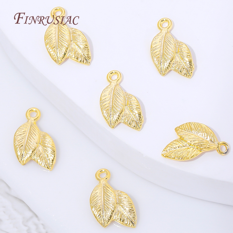 10/20Pcs 18K Gold Plated Brass - Gold Leaf Foil recension och pris
