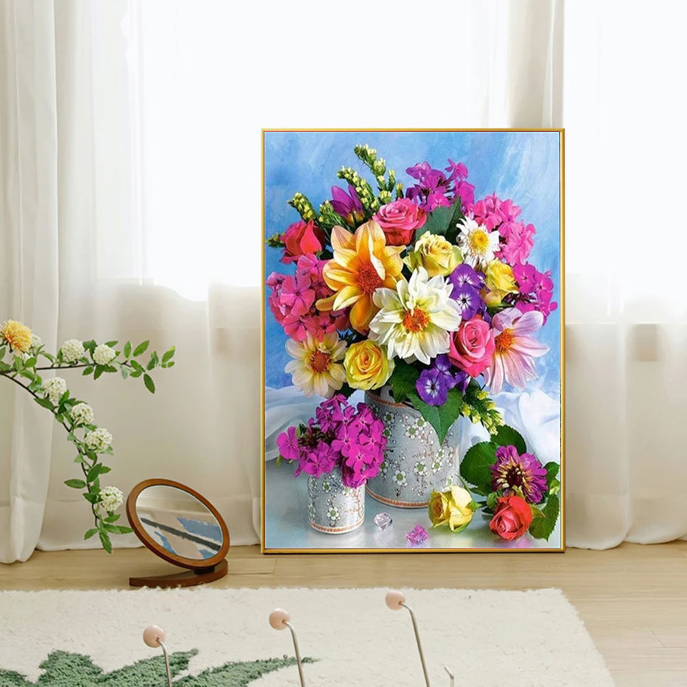 Full Diamond Mosaic Flower 5D  - Resin Art With Flowers recension och pris