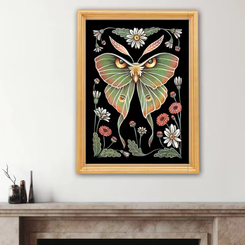 Frameless,5d DIY Diamond Art P - Resin Art Work recension och pris