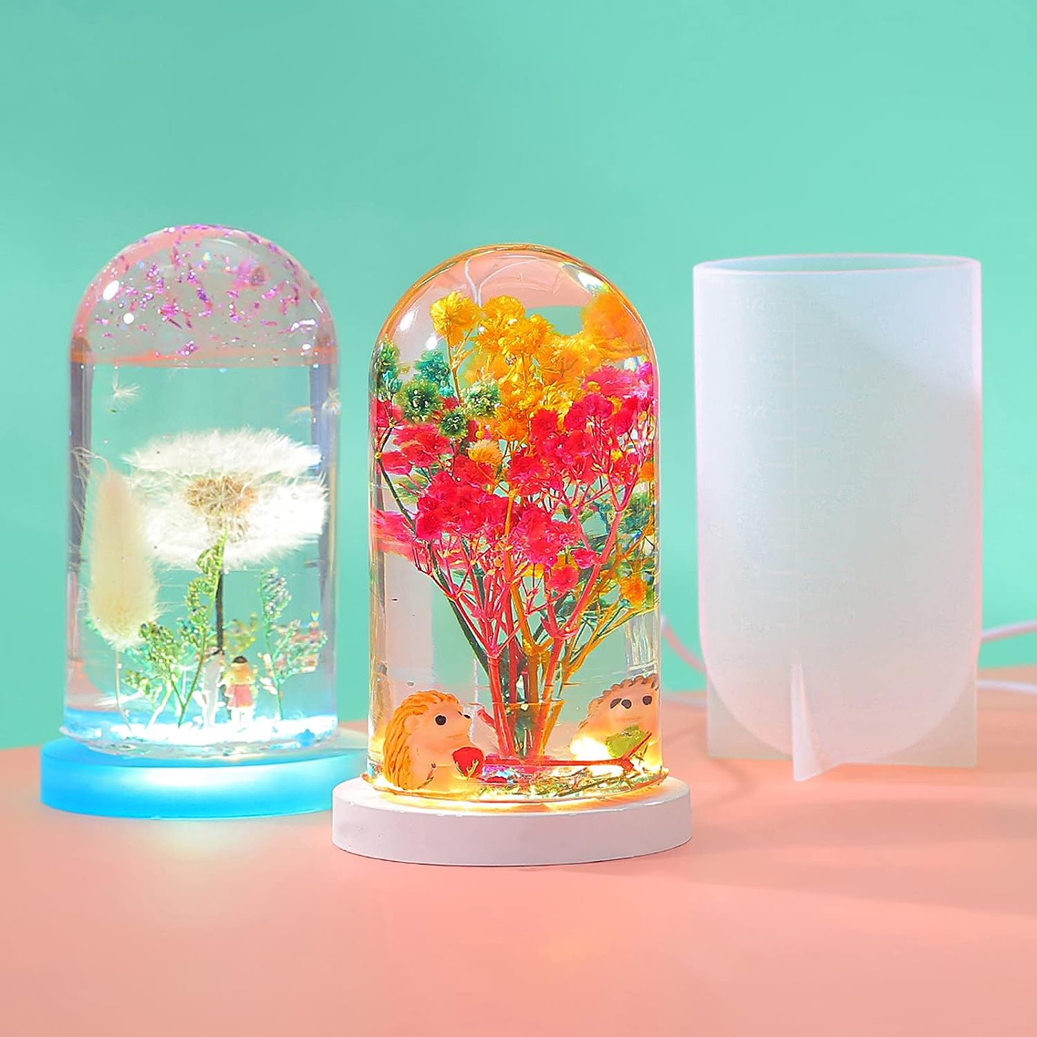 DIY Crystal Epoxy Resin Mold L - Resin Art Lamp recension och pris