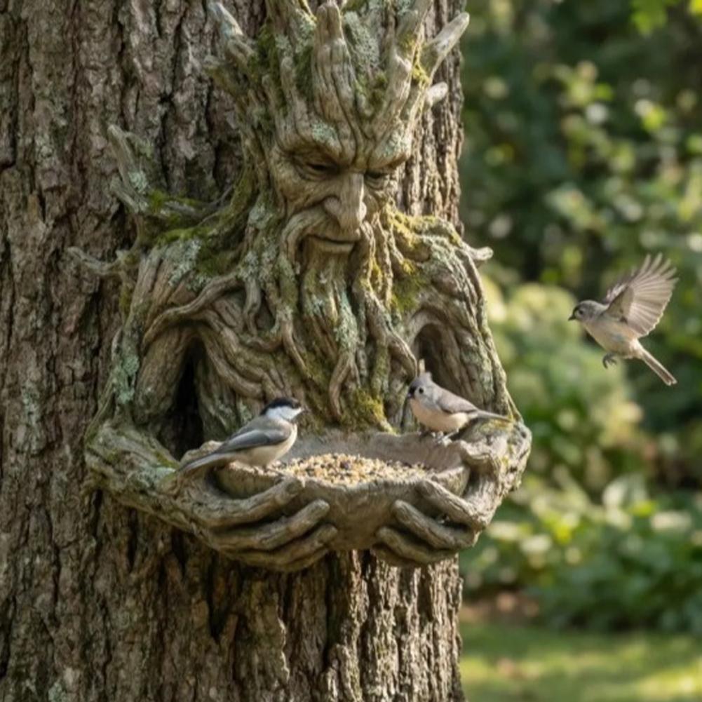 Weatherproof Resin Tree Face B - Resin Art With Wood recension och pris