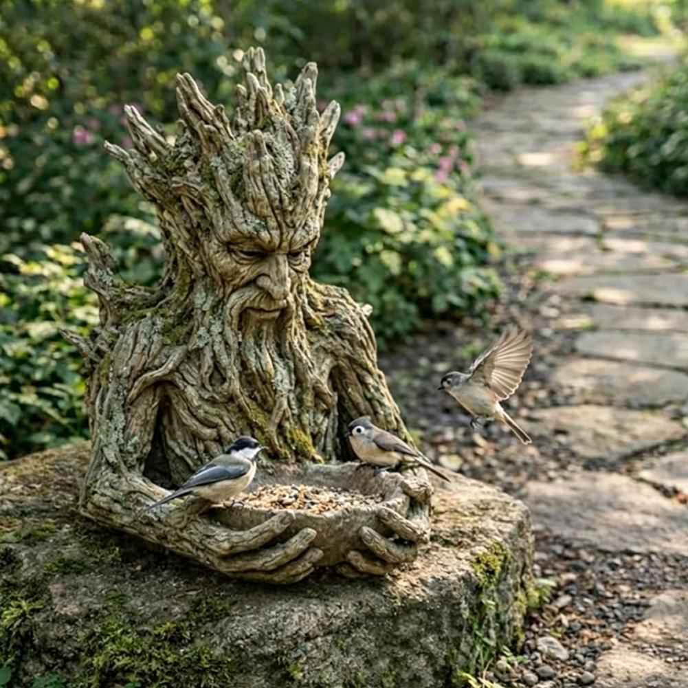 Weatherproof Resin Tree Face B - Resin Art With Wood recension och pris