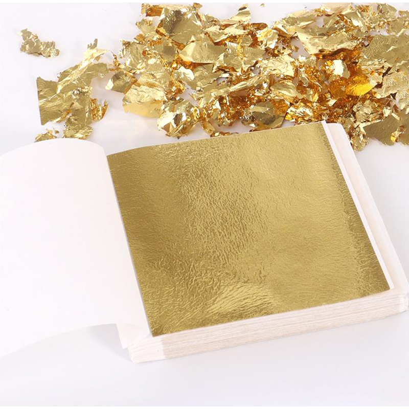 200Pcs Golden Leaf Foil Leaf S - Gold Leaf Foil recension och pris