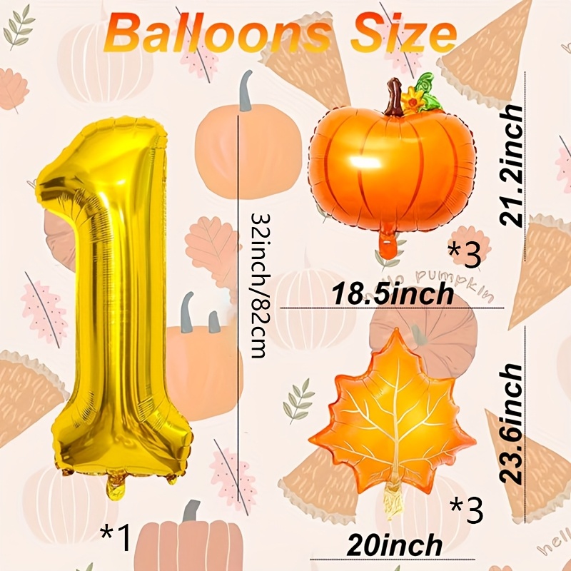 7Pcs Pumpkin Maple Leaves Foil - Gold Leaf Foil recension och pris