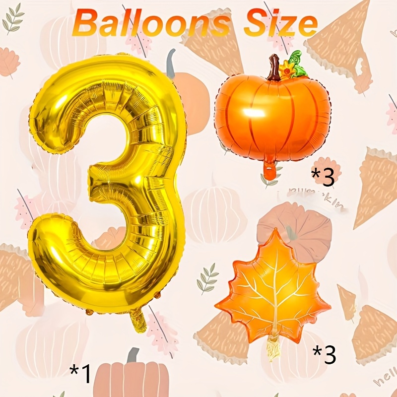 7Pcs Pumpkin Maple Leaves Foil - Gold Leaf Foil recension och pris