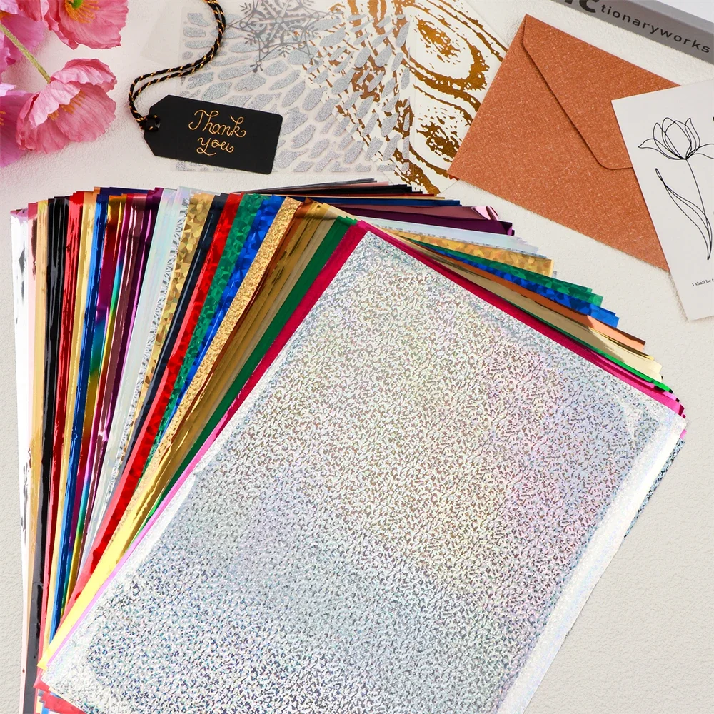 100pcs/pack Toner Reactive Foi - Gold Leaf Foil recension och pris