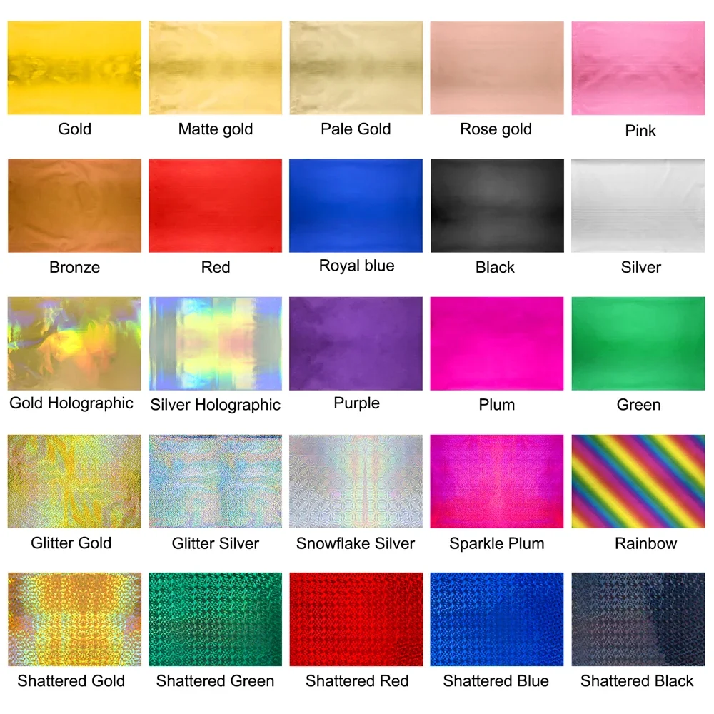 100pcs/pack Toner Reactive Foi - Gold Leaf Foil recension och pris