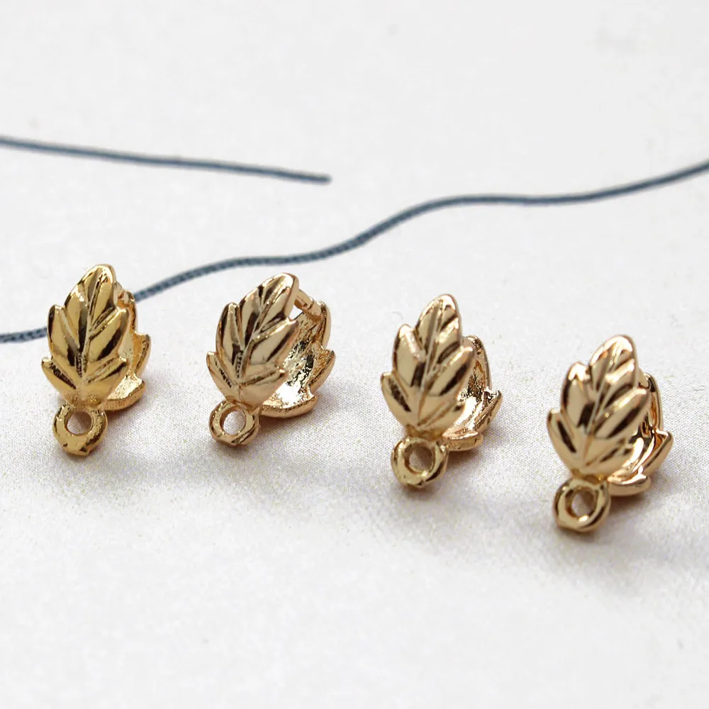 10PCS 18 K gold plated leaf sh - Gold Leaf Foil recension och pris