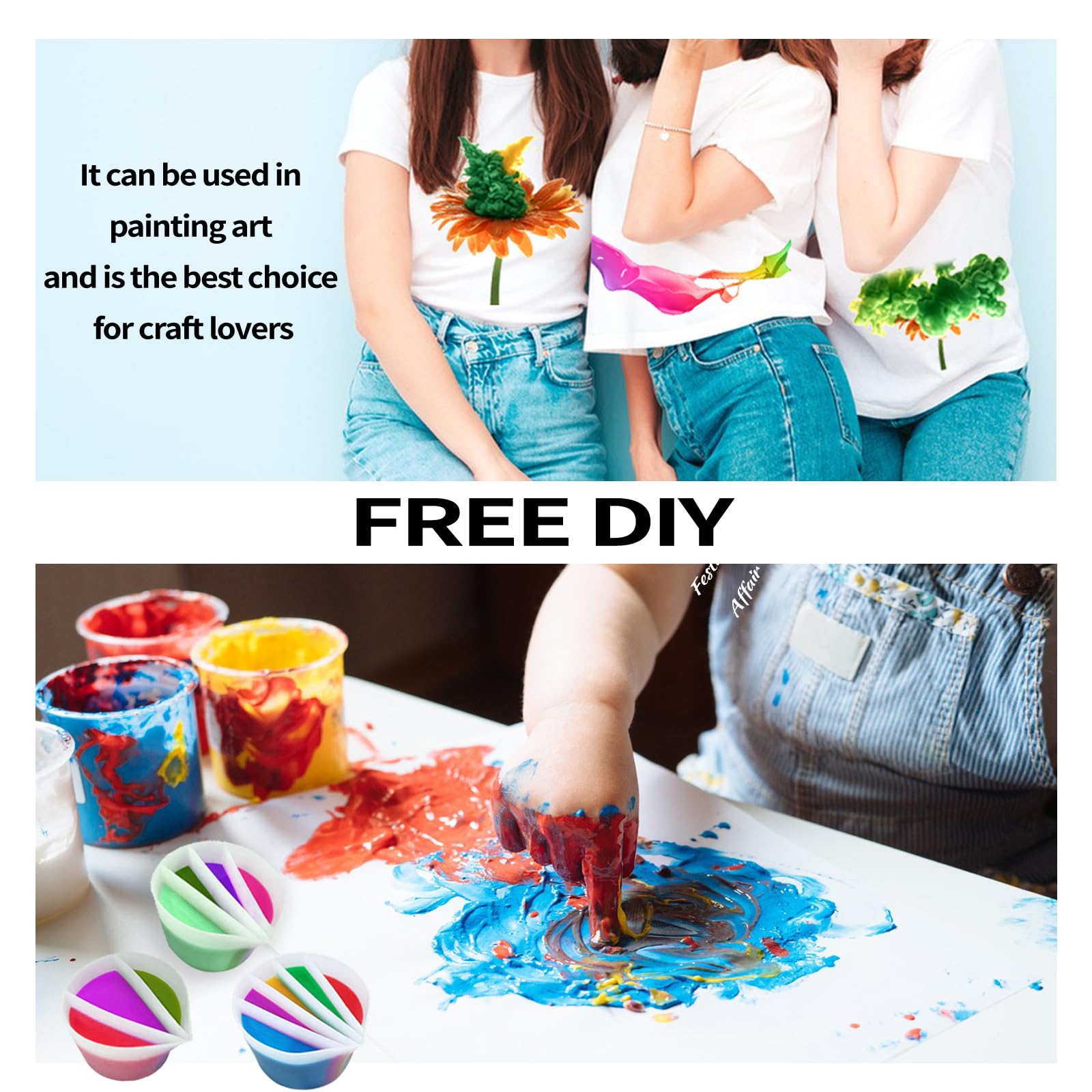 Split Cup For Paint Pouring Re - Resin Art Pouring recension och pris