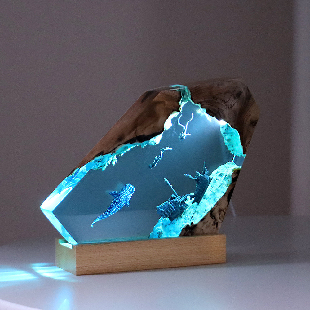 New Creative Indoor Bedroom Of - Resin Art Lamp recension och pris