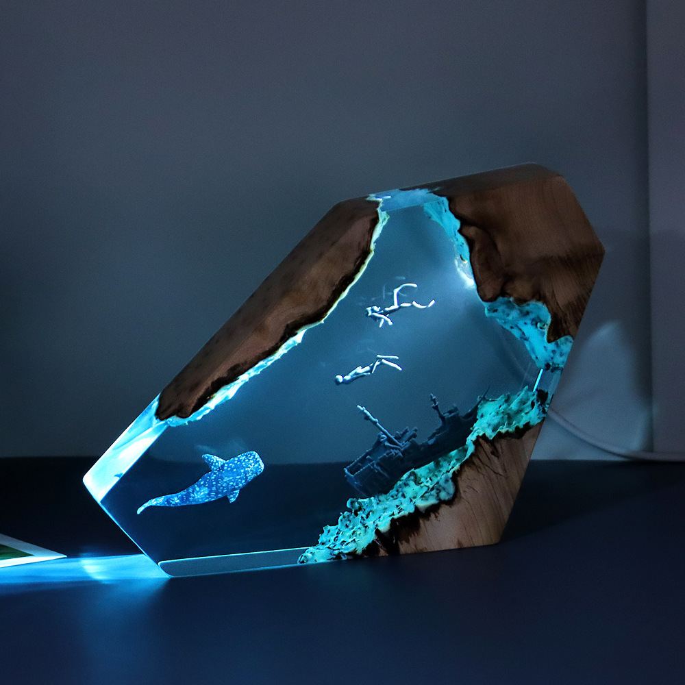New Creative Indoor Bedroom Of - Resin Art Lamp recension och pris