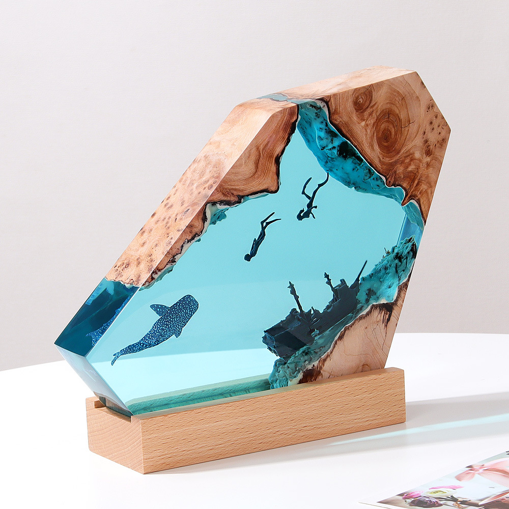 New Creative Indoor Bedroom Of - Resin Art Lamp recension och pris