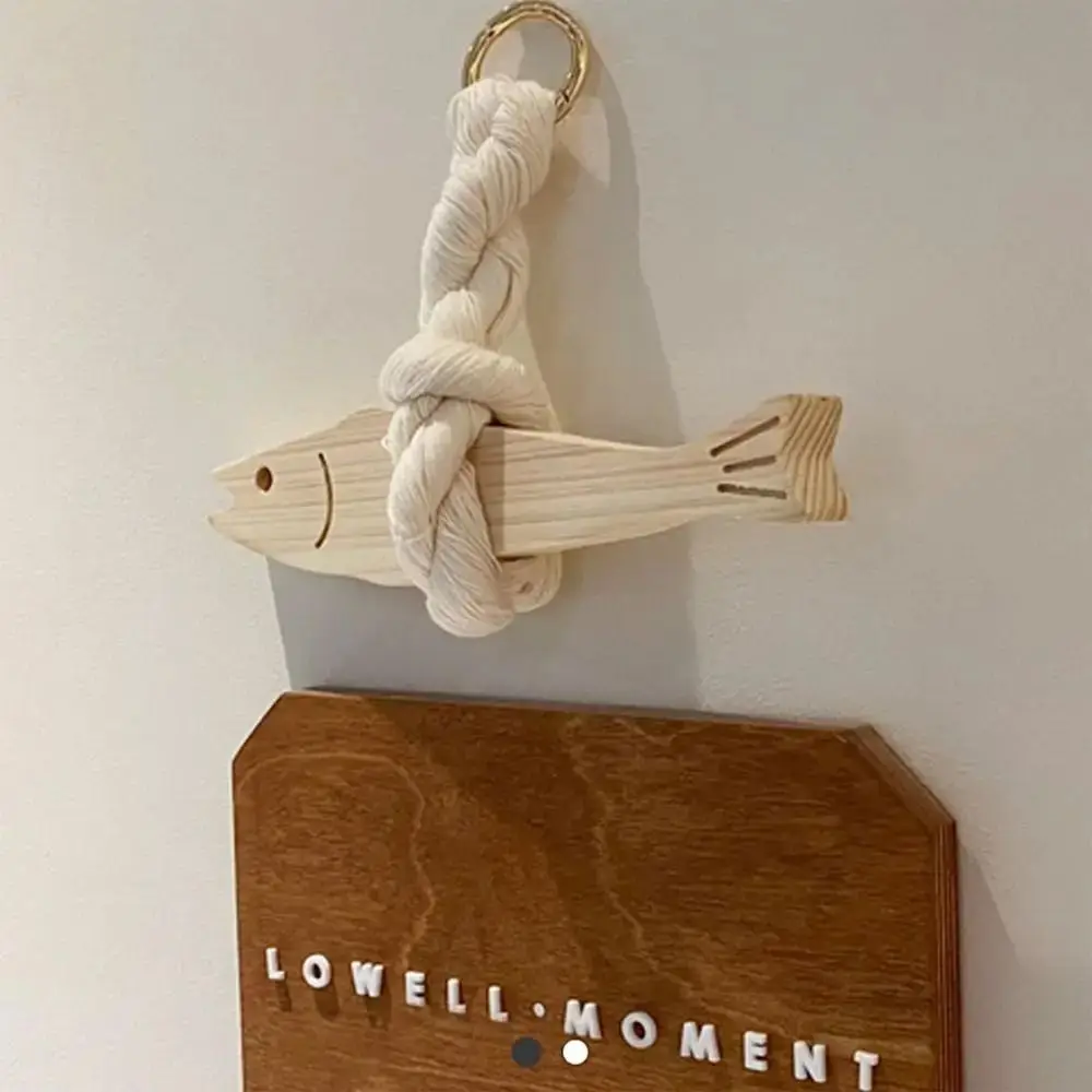 Fish Hanging Decoration Wooden - Resin Art With Wood recension och pris