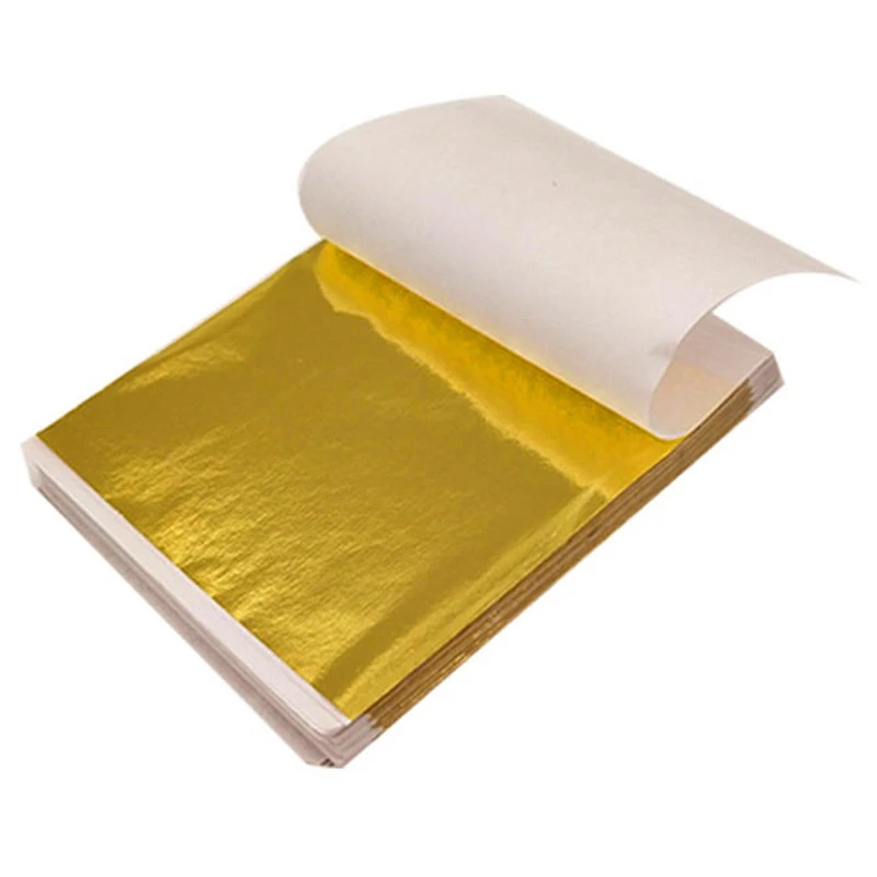 100Pcs 9Cm Individually Packag - Gold Leaf Foil recension och pris