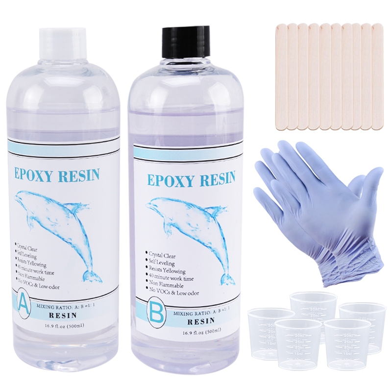 1:1 Clear Epoxy Resin Crystal  - Resin Art Kit For Beginners recension och pris