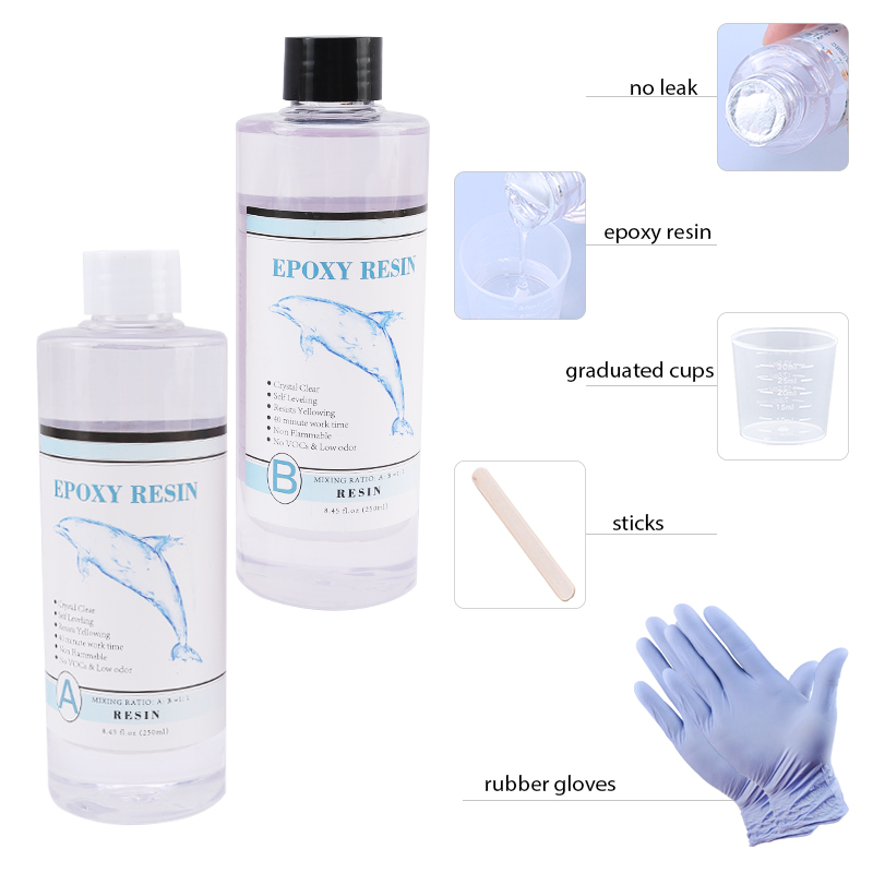 1:1 Clear Epoxy Resin Crystal  - Resin Art Kit For Beginners recension och pris