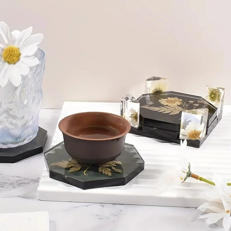 Coaster Resin Molds Set Includ - Resin Art Case recension och pris