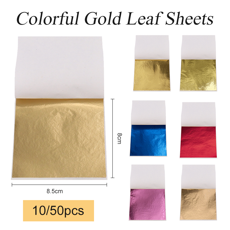 8x8.5cm Taiwan Imitation Gold  - Gold Leaf Foil recension och pris