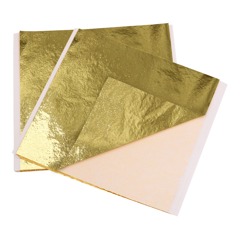 8x8.5cm Taiwan Imitation Gold  - Gold Leaf Foil recension och pris