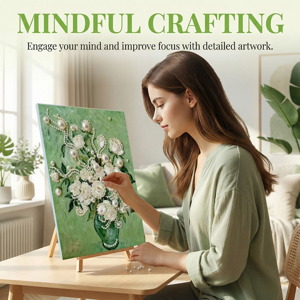 Huacan DIY Pearl Art Painting  - Resin Art Kit For Beginners recension och pris